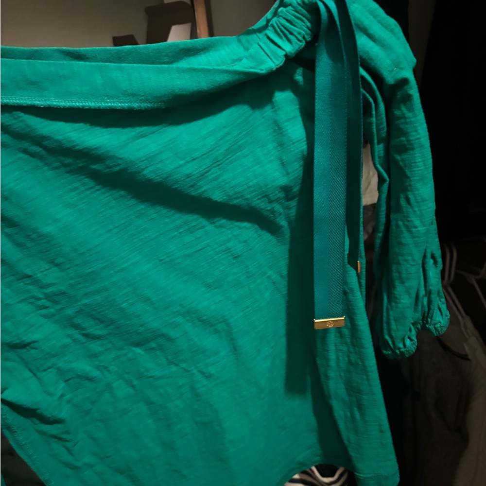 Lauren Ralph Lauren Vibrant Green Blouse